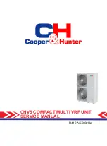 Cooper & Hunter CHV-5S224SNMX Service Manual предпросмотр