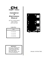 Preview for 1 page of Cooper & Hunter CHV6-36URBM Installation & Maintenance Manual