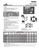 Cooper Bussmann BRICK 6125TD Specification Sheet preview