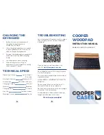 Предварительный просмотр 2 страницы Cooper Cases Cooper Woodpad Instruction Manual