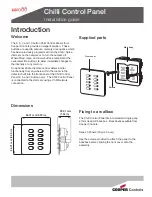 Preview for 1 page of Cooper Controls 2 Chilli Control Panel Installation Manual