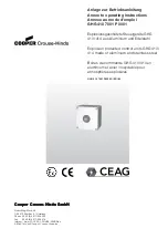 Предварительный просмотр 1 страницы Cooper Crouse-Hinds CEAG GHG 413 Annex To Operating Instructions