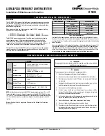 Preview for 1 page of Cooper Crouse-Hinds Crouse-Hinds N2LPS SS Installation & Maintenance Information