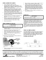 Предварительный просмотр 8 страницы Cooper Crouse-Hinds ILLUMINATOR EVFT GB Installation & Maintenance Information