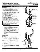 Cooper Crouse-Hinds SFA6 Installation & Maintenance Information preview