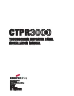 COOPER FIRE CTPR3000 Installation Manual preview