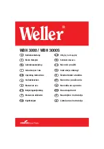 Cooper Hand Tools Weller WBH 3000 Operating Instructions Manual предпросмотр