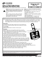 Cooper Lighting Solutions IMI-726 Installation Instructions предпросмотр