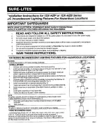 Preview for 1 page of Cooper Lighting 12X-HZB Series Installation Instructions