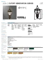 Предварительный просмотр 1 страницы Cooper Lighting ACN-C ACN25MWW5C373 Specification Sheet