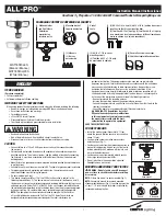 Preview for 1 page of Cooper Lighting ALL-PRO MST18920LES Instruction Manual