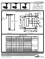 Preview for 2 page of Cooper Lighting AMETRIX C-Scroll P1R Installation Instructions