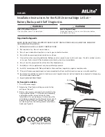 Cooper Lighting AtLite AUX Series Installation Instructions Manual предпросмотр