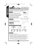 Предварительный просмотр 2 страницы Cooper Lighting CMS180 Instruction Manual