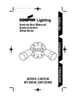 Cooper Lighting CMT250 Instruction Manual preview