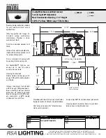 Preview for 1 page of Cooper Lighting Combo Mini Recessed Wall Accent CM2B Specification Sheet