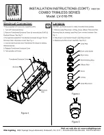 Предварительный просмотр 2 страницы Cooper Lighting Combo Trimless Series LV-516-TR Installation Instructions