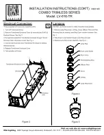 Предварительный просмотр 2 страницы Cooper Lighting Combo Trimless Series LV-616-TR Installation Instructions