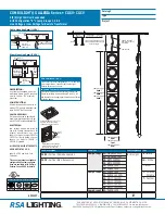 Предварительный просмотр 1 страницы Cooper Lighting Combolight Galleria Series AR111 12V Specifications