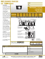 Preview for 1 page of Cooper Lighting COMBOLIGHT LV3010IS Specification Sheet