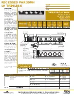 Preview for 1 page of Cooper Lighting Combolight LV350MH Specification Sheet