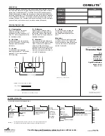 Cooper Lighting Corelite 1T8 Specifications preview