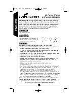 Preview for 2 page of Cooper Lighting CRFM189 Instruction Manual