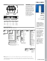 Preview for 1 page of Cooper Lighting FAIL-SAFE 1509 Specifications