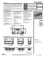 Cooper Lighting FAIL-SAFE DRR-G Specification preview