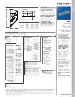 Cooper Lighting Fail-Safe FDX Specification Sheet preview