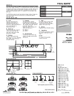 Cooper Lighting Fail-Safe FSR24 Specification Sheet preview