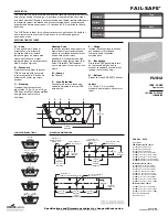 Cooper Lighting FAIL-SAFE FUS12 Specification preview