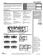 Preview for 1 page of Cooper Lighting Fail-Safe FUS16 Specification Sheet