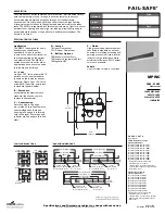 Предварительный просмотр 1 страницы Cooper Lighting FAIL-SAFE MPWC Specification Sheet