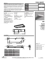 Cooper Lighting FAIL-SAFE MST Specifications preview