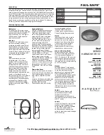 Cooper Lighting FAIL-SAFE Oval Series Specification Sheet preview