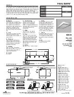 Cooper Lighting Fail-Safe SCH24 Specification Sheet preview