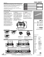 Cooper Lighting FAIL-SAFE VRVT2 Specification предпросмотр