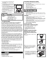 Предварительный просмотр 2 страницы Cooper Lighting FSL2030L Instruction Manual