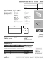 Cooper Lighting G Series Specifications preview