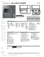 Cooper Lighting Galleria Square GMA25SWWAR Specification Sheet preview