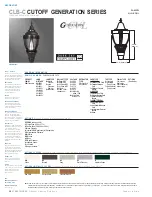 Предварительный просмотр 1 страницы Cooper Lighting Generation CLB25MWW5C373 Specification Sheet