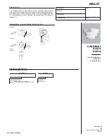 Cooper Lighting Halo Cascade I H2574 Specification Sheet preview