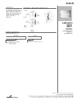 Preview for 2 page of Cooper Lighting Halo Cascade I H2574 Specification Sheet