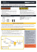 Cooper Lighting HALO HOME HIWMAS1BLE40A Installation Instructions Manual preview