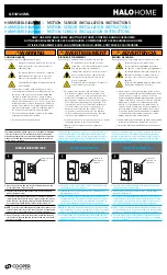 Cooper Lighting HALO Home HIWMSB1BLE40AWH Installation Instructions preview