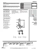 Preview for 1 page of Cooper Lighting HALO L20516 Specification