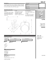 Cooper Lighting HALO L2736 Specification Sheet preview