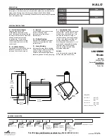 Предварительный просмотр 1 страницы Cooper Lighting Halo L505WW6 Stasis Specification