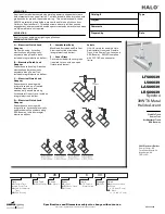 Cooper Lighting Halo L506639 Specification Sheet предпросмотр